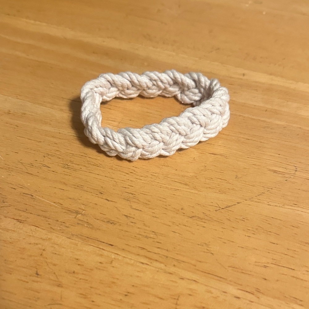 Braided Cream Bracelet